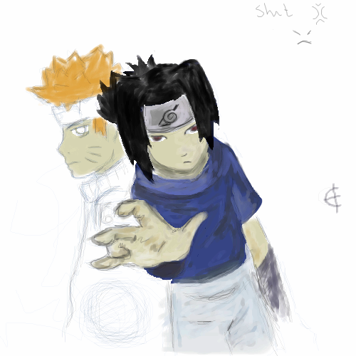 Naruto, &, Sasuke, |, Forbidden_City, , , Blin, dumaete, nado, doedelat', nihrena, ya, ne, umeyu, oekaki, risovat', _, , , picture