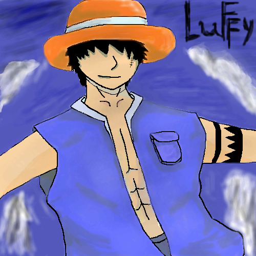 Luffy, in, flying, |, kratch, , , , , , picture