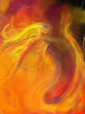 Fire, faery, |, Kern, , , , , picture