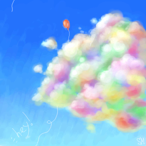 rainbow, cloud, |, somik, , , _', , ^^', , , picture